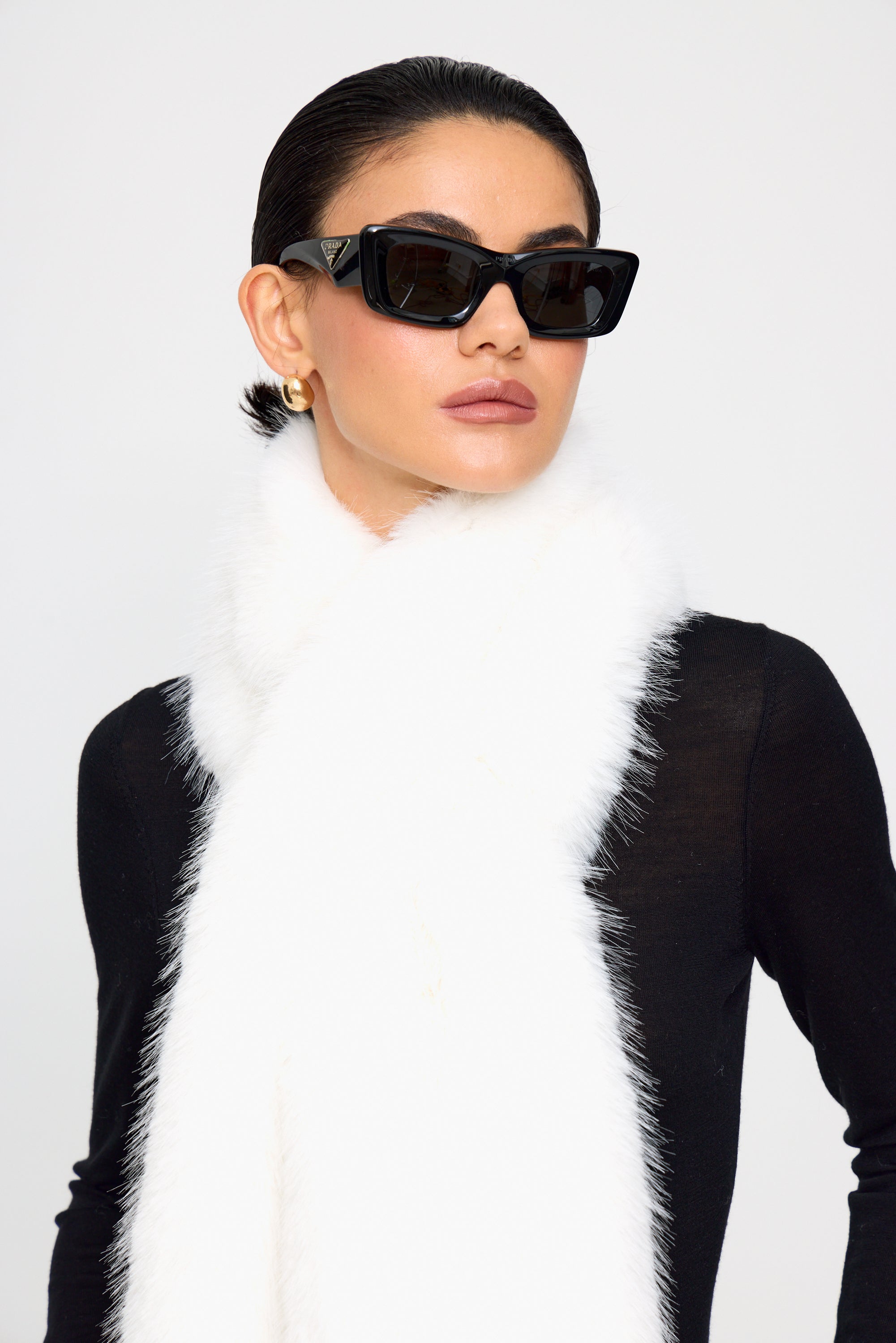 Luxury faux fur accessories — vegan scarves and collars by Bassia