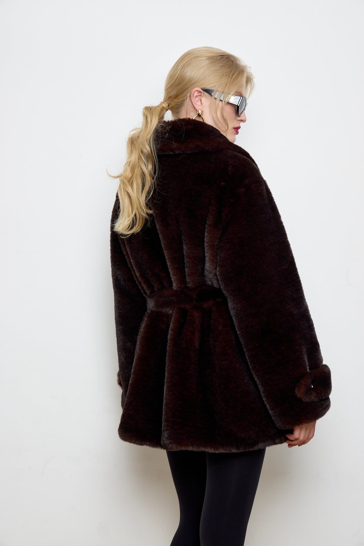 Catherine Faux Mouton Fur Coat