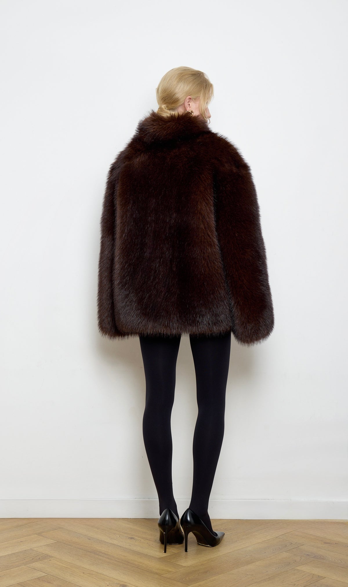 Serenity Faux Sable Fur Coat