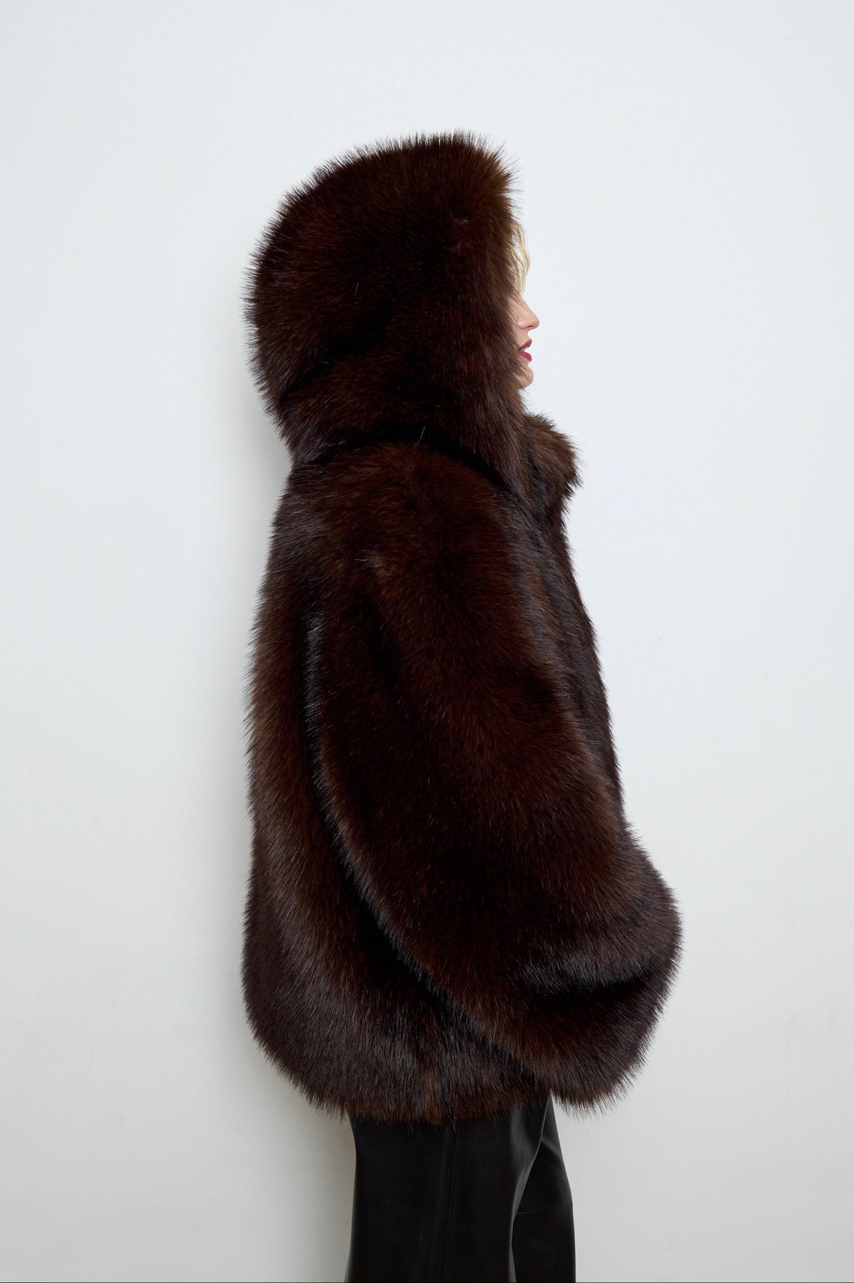 Serenity Faux Sable Fur Coat