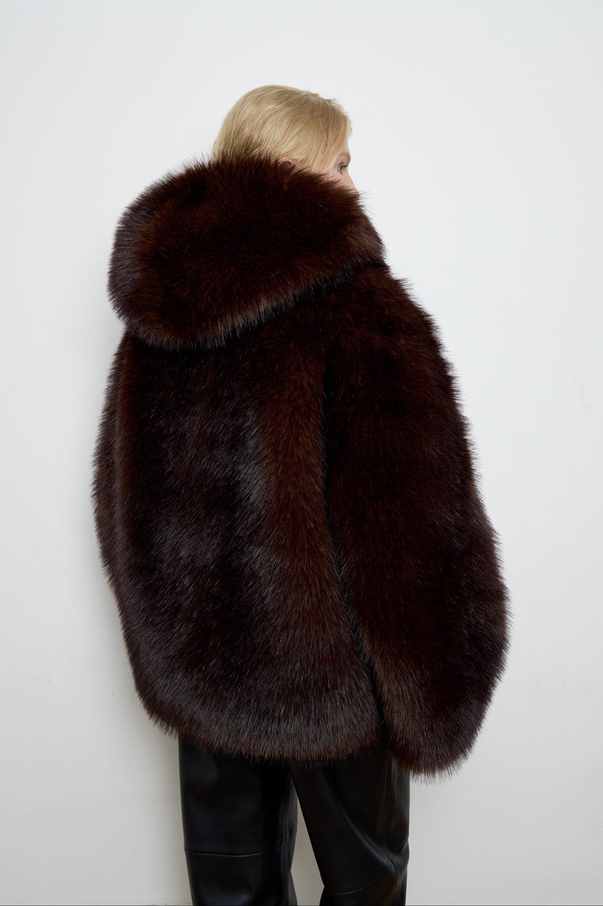 Serenity Faux Sable Fur Coat