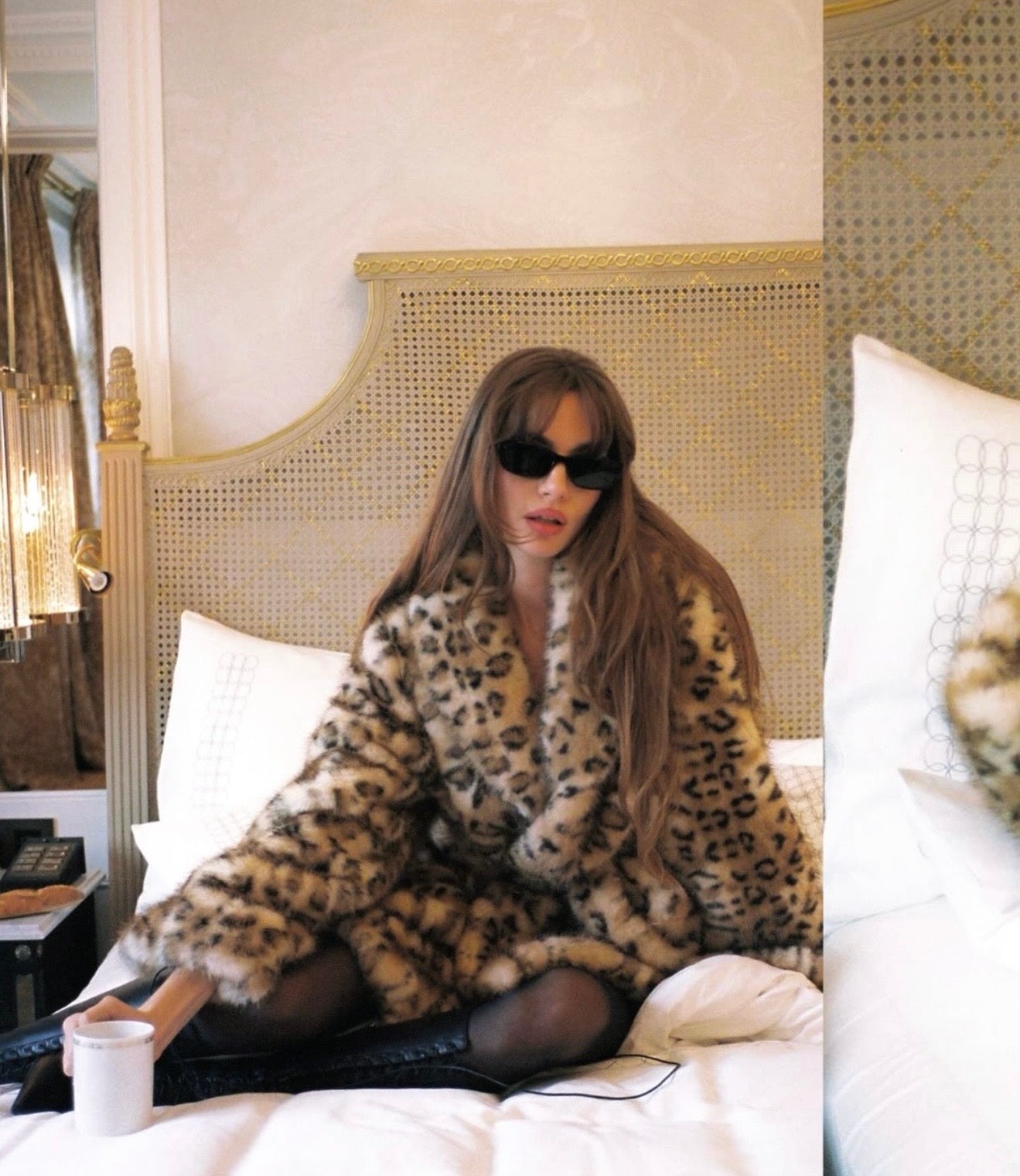 Leo Mink Faux Fur Coat