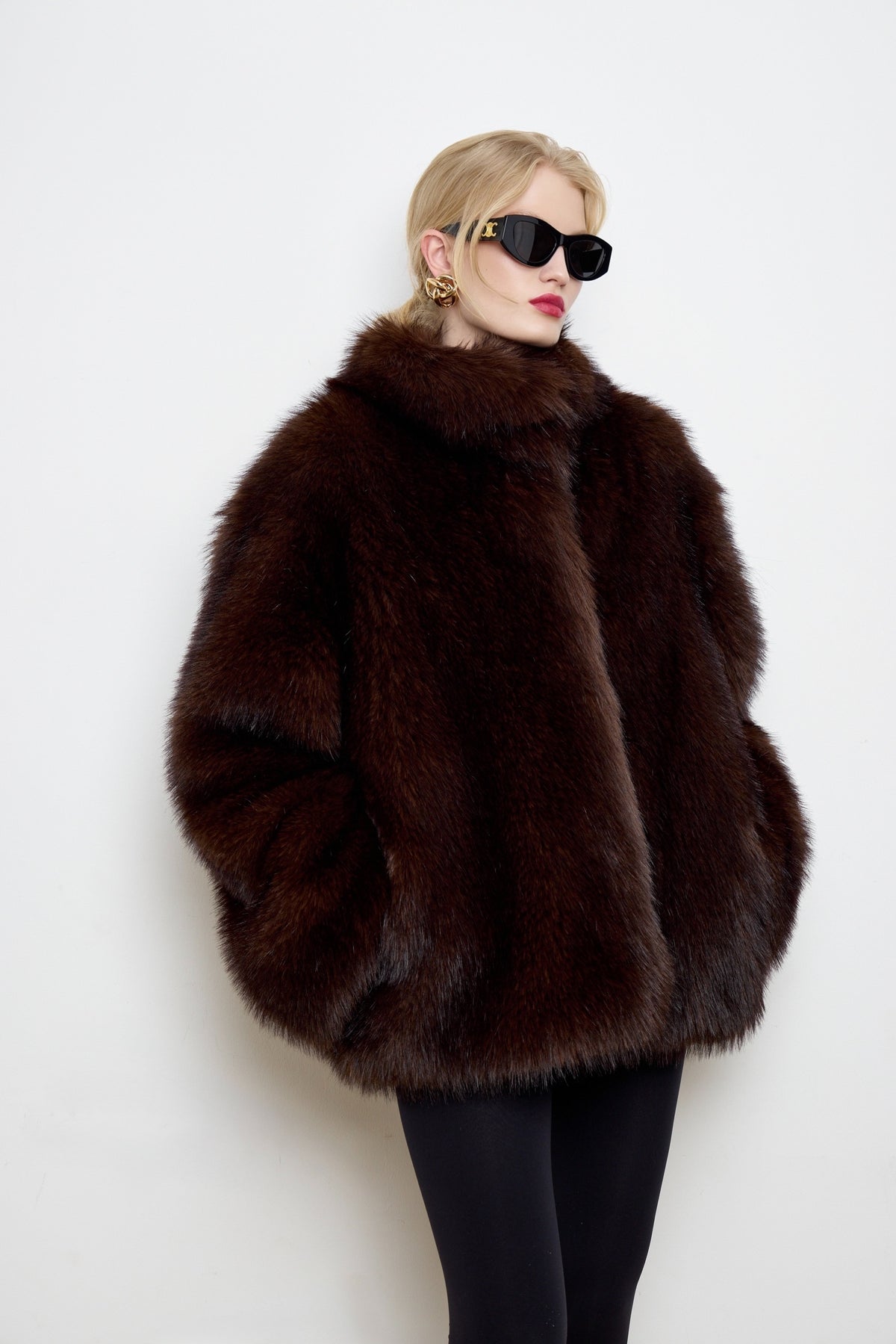 Serenity Faux Sable Fur Coat
