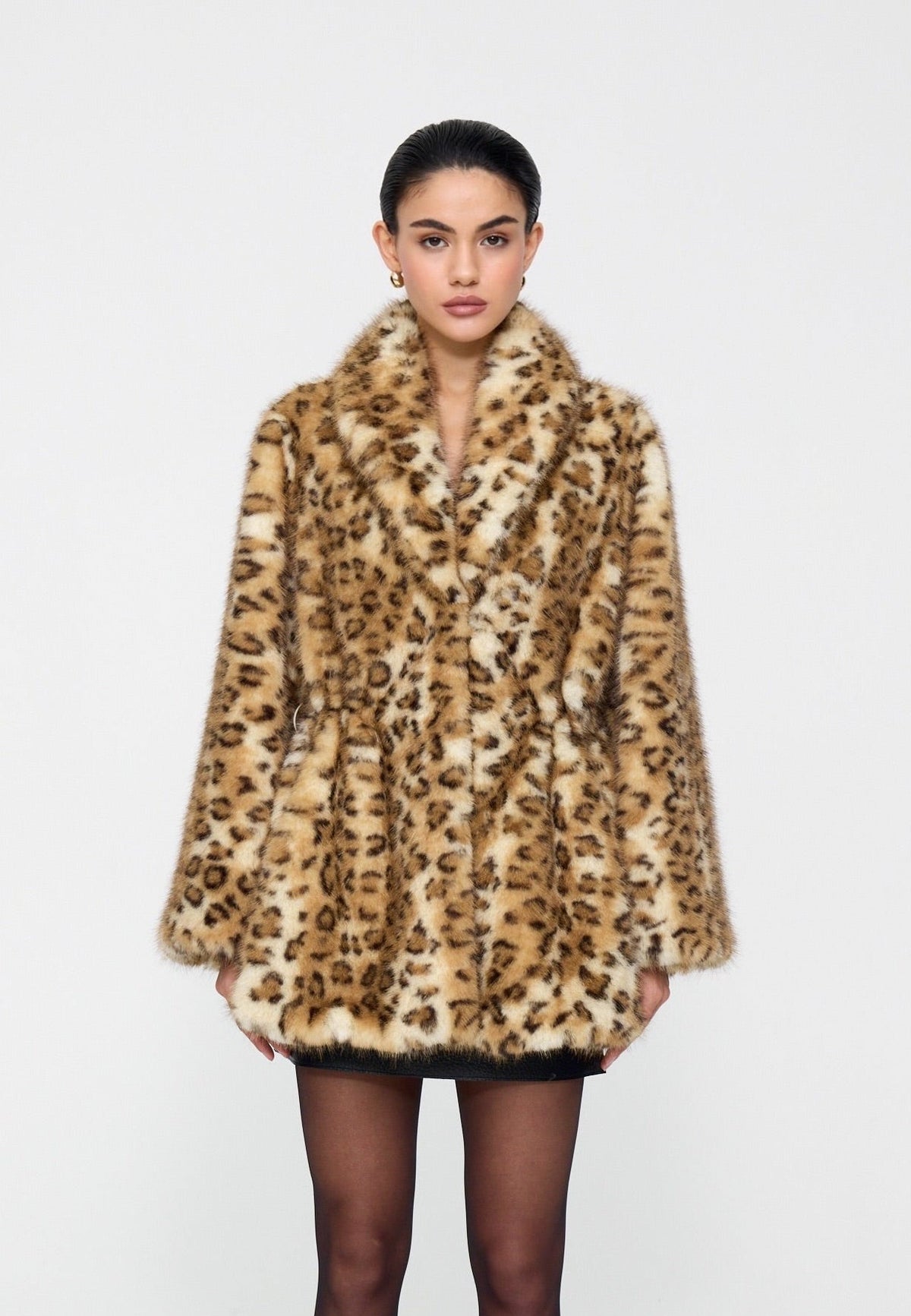 Leo Mink Faux Fur Coat