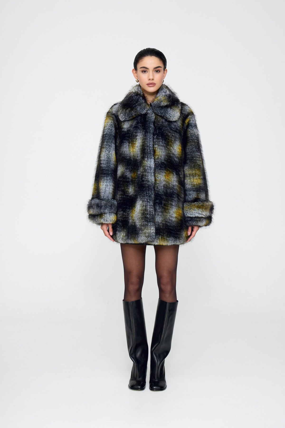 Odry Arctic Fox Faux Fur Coat