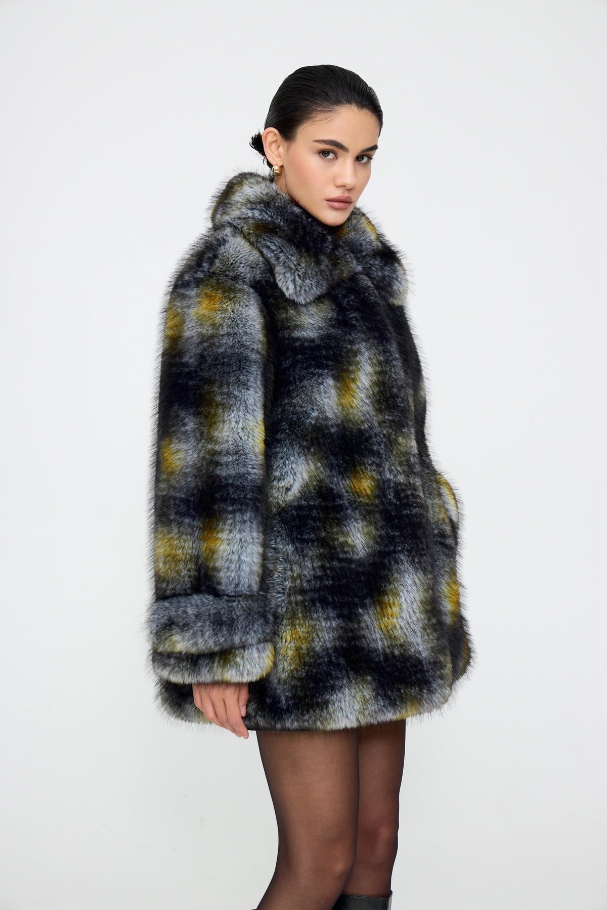 Odry Arctic Fox Faux Fur Coat