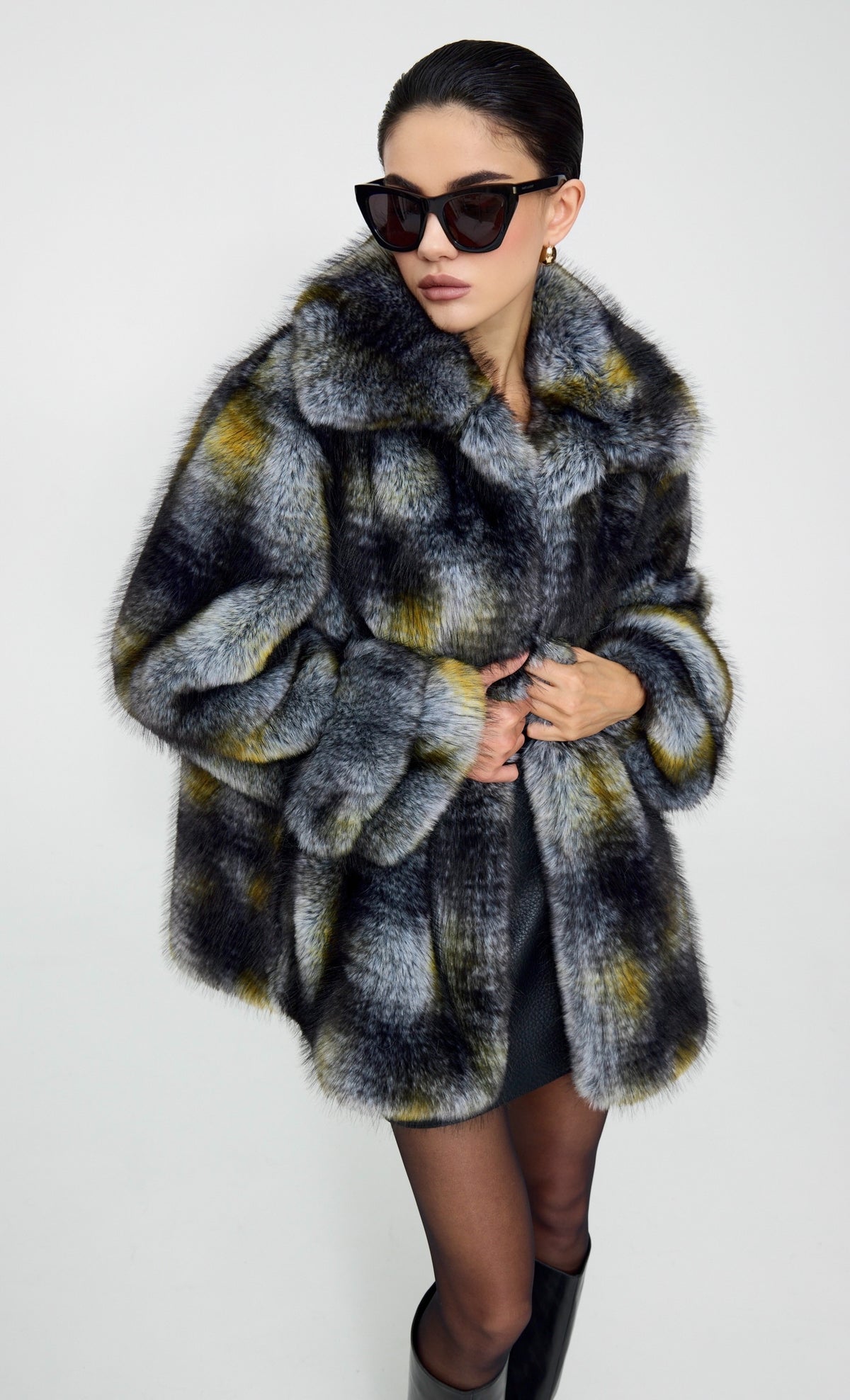 Odry Arctic Fox Faux Fur Coat