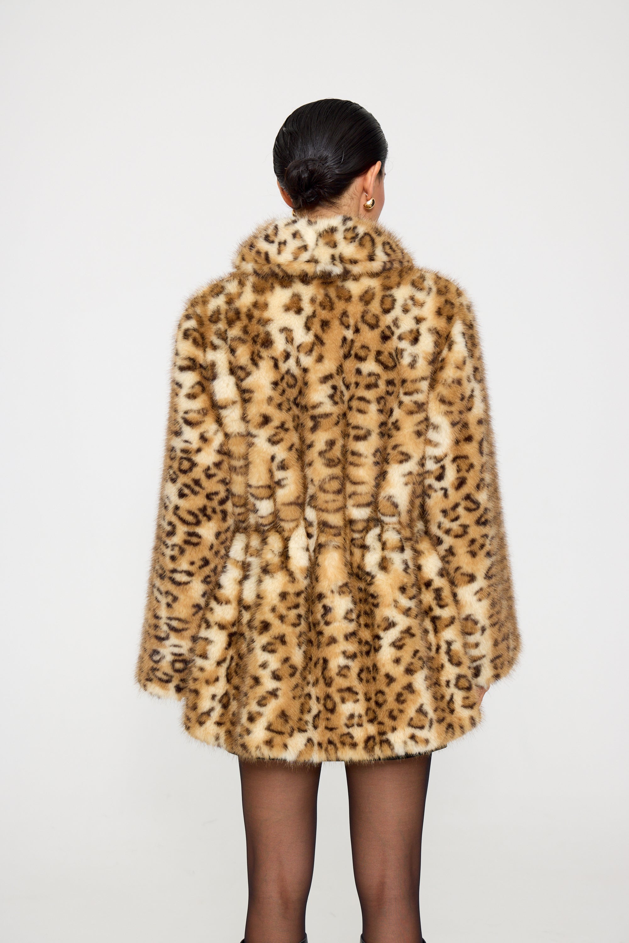 Leo Mink Faux Fur Coat