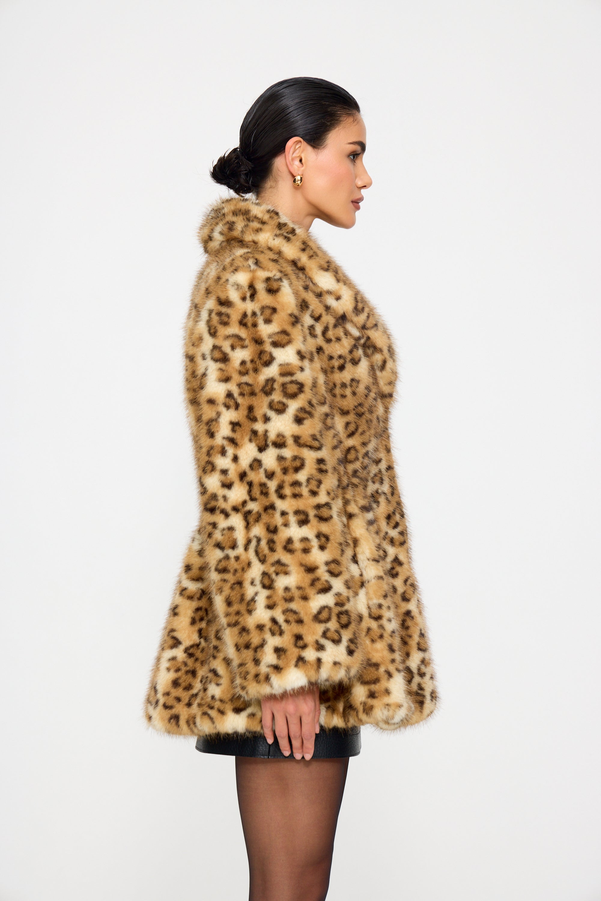 Leo Mink Faux Fur Coat