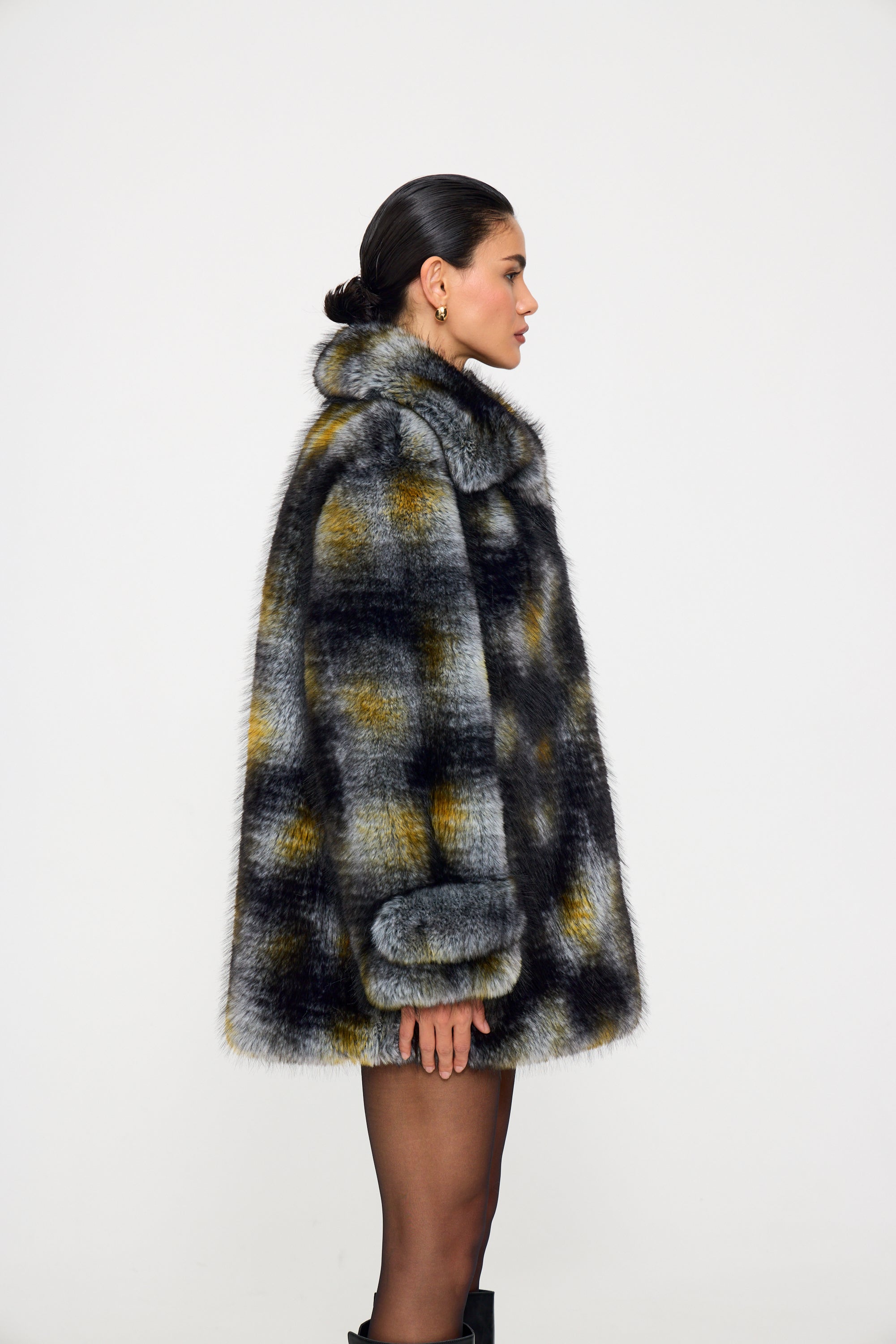Odry Arctic Fox Faux Fur Coat