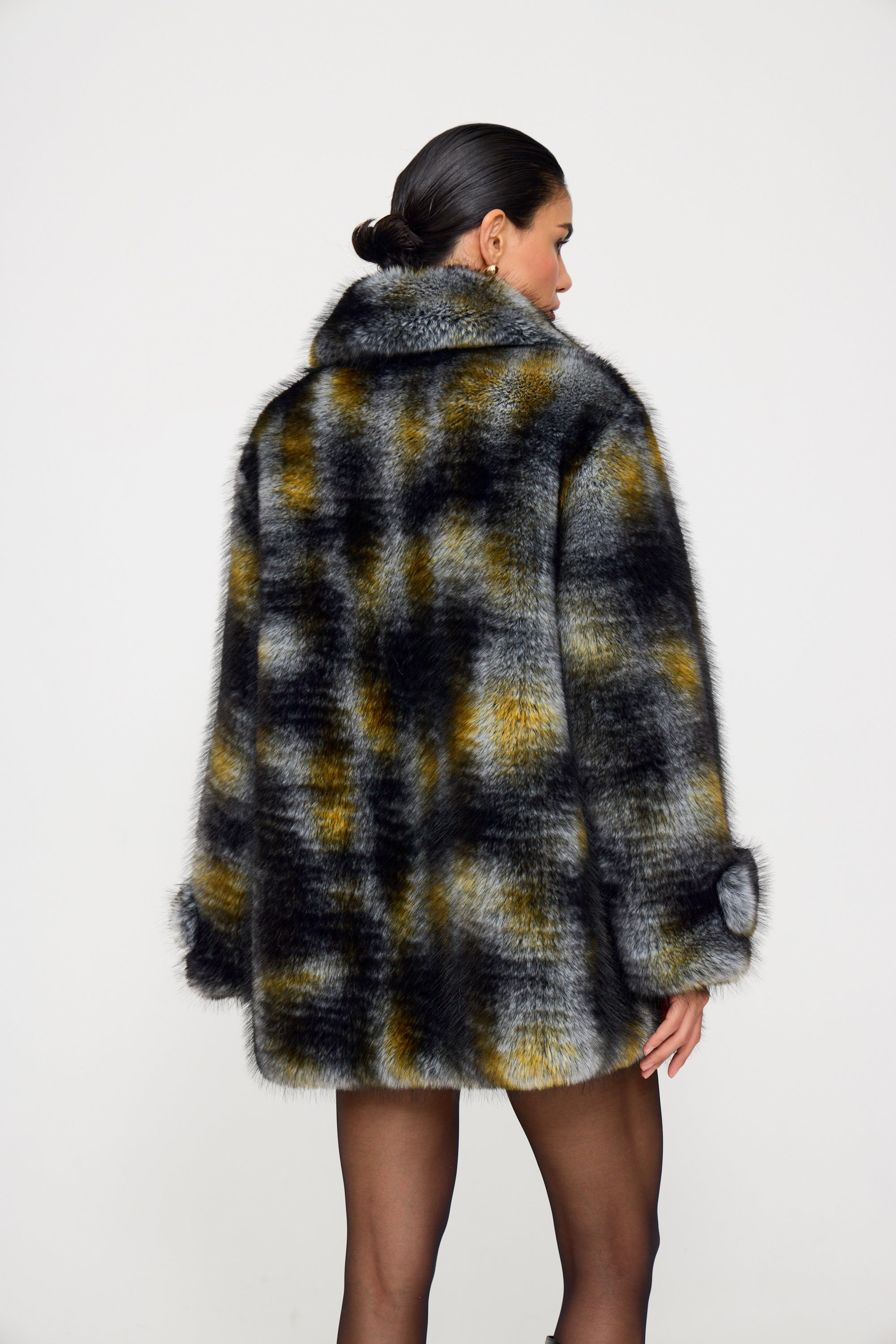 Odry Arctic Fox Faux Fur Coat