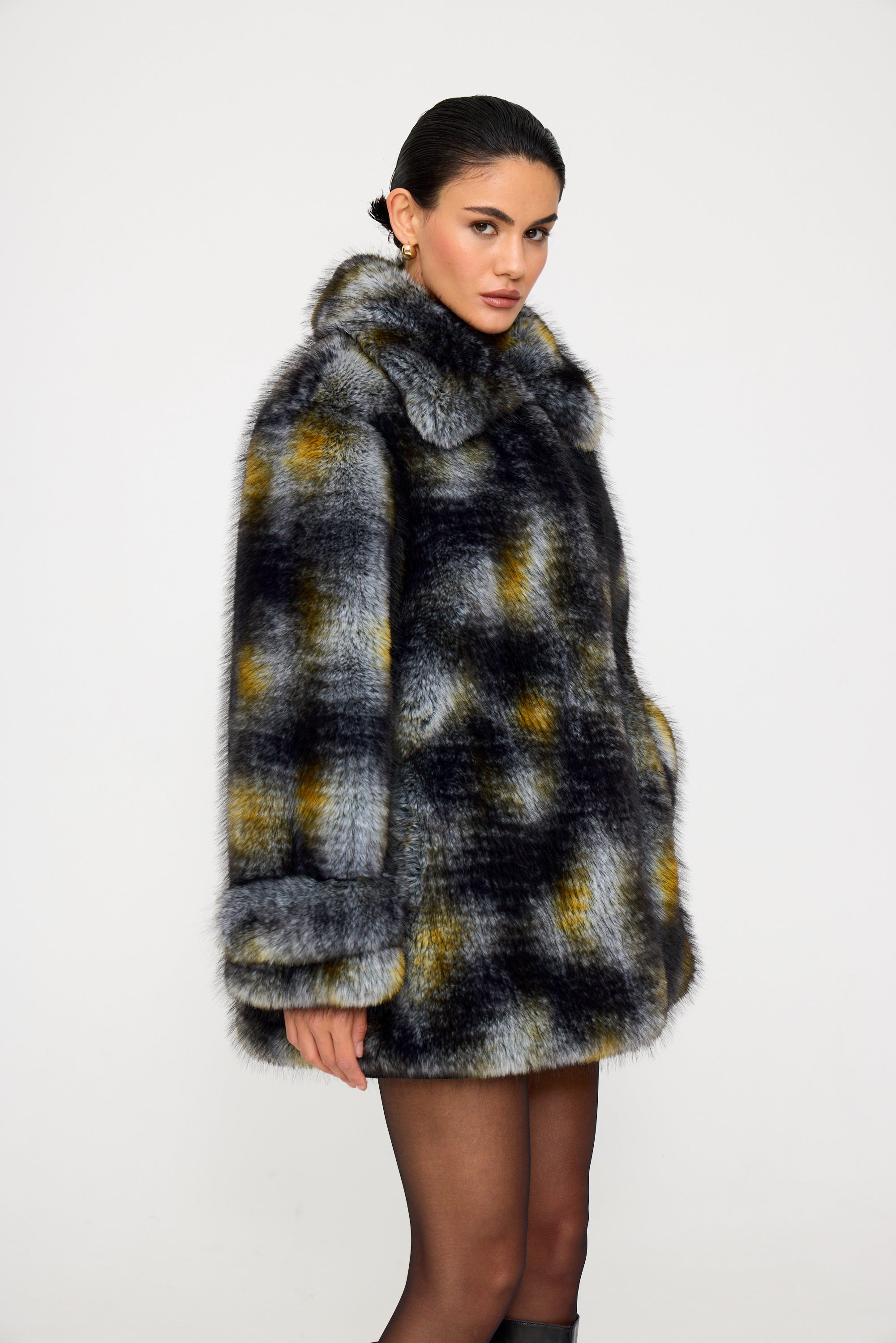 Odry Arctic Fox Faux Fur Coat