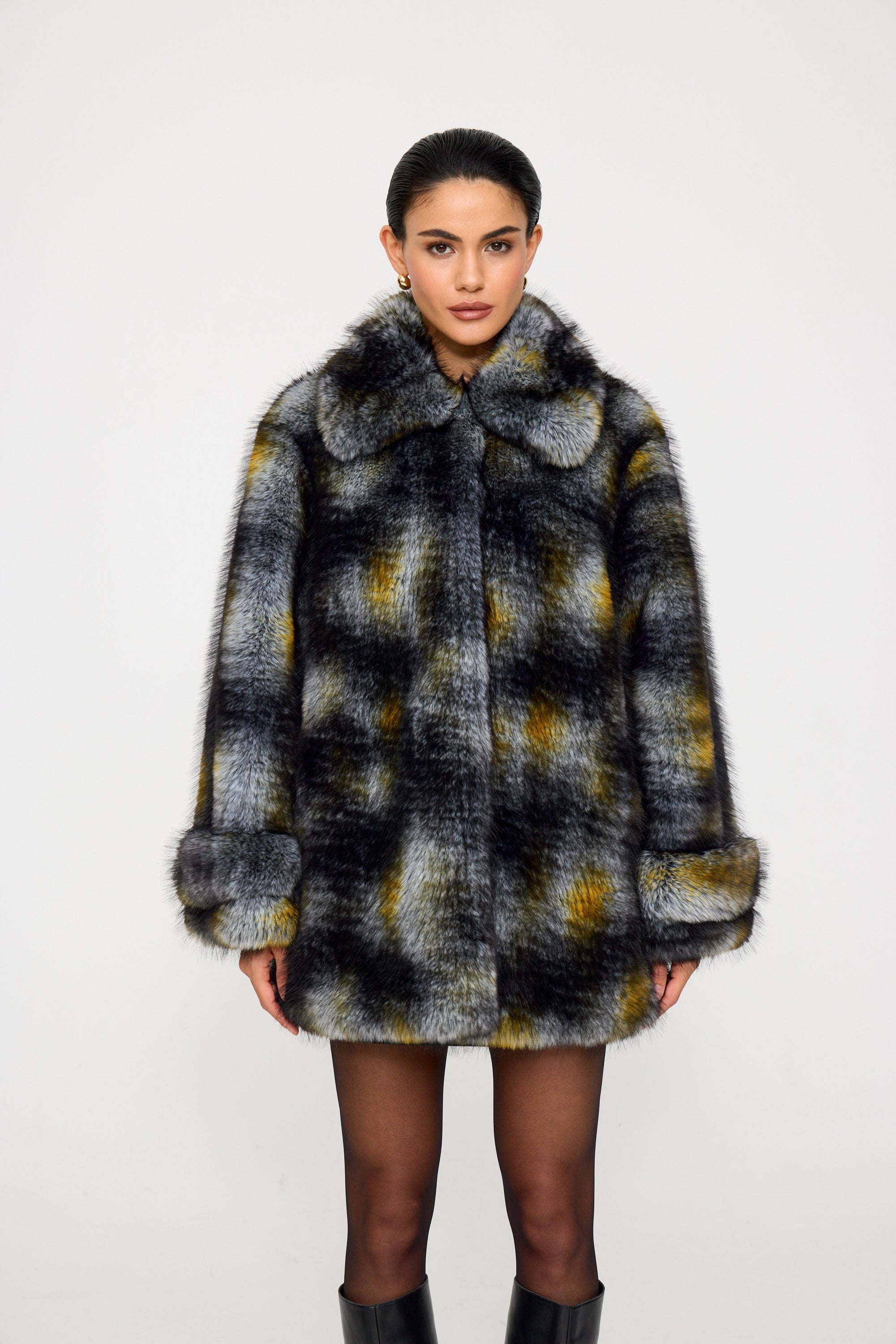 Odry Arctic Fox Faux Fur Coat